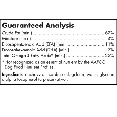 Omega 3 Pet Soft Gels